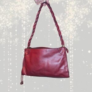 Relic Red Leather Shoulder Bag